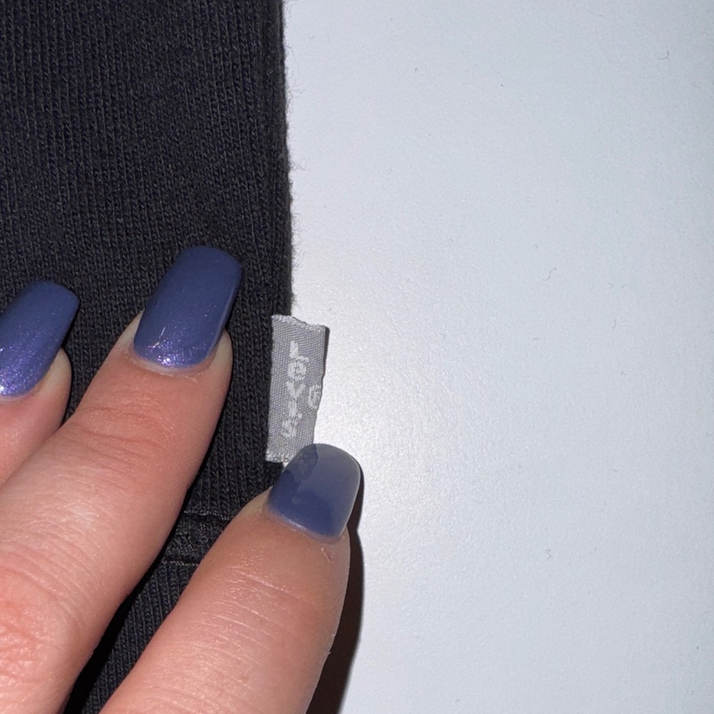 Levi's Black Silver Tab Hoodie‎ XL - Picture 7 of 10